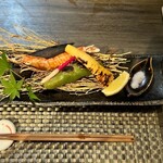酒家旬采　じざ - 藁焼き