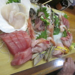 にし与 - お刺身の盛り合わせ