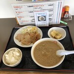 ラーメンだるまや - 生姜焼きセット　1,380円