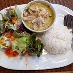 ラカントーン - 料理写真:ランチGセット＠1100円のグリーンカレー
