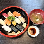 藤まつ寿し - ランチにぎり大盛