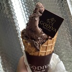 GODIVA cafe - 料理写真:テイクアウトしたソフトクリーム