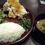 Torimaru - 鶏唐揚げ定食おろしポン酢です