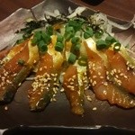 全席個室居酒屋 忍家 - 胡麻サバ刺身