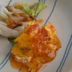 桃花 - 水餃子とピリ辛卵料理