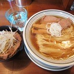 煮干しラーメン大盛 ＆ ねぎチャーシュー丼