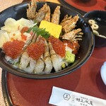 すなば珈琲・二代目村上水産鮮魚部 - 料理写真:猛者海老丼