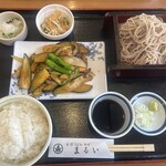 まるいうどん - マーボーナス定食