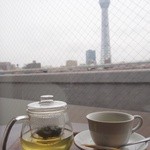 カフェ ウィ - この日、雨模様で残念（≧∇≦）