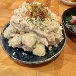 焼きとんまるいち - 「ガーリックポテサラ」@418