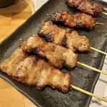 焼きとんまるいち - 「豚バラ(味噌)」@253×4、他