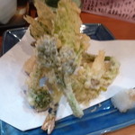 魚庵 いっこん - 春野菜の天ぷら