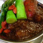 和牛ビーフジャワカレー＋野菜