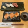 東京寿司 ITAMAE SUSHI - 江戸前春子鯛酢〆、活きたこ、自家製ねぎとろたく、サーモン＆いくらロール