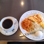 マドリード - モーニングサービス E.エッグトースト コーヒー