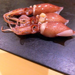 鮨 はしもと - 蛍烏賊の味噌漬け。