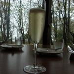 森のフレンチAoyagi - シャンパンで乾杯