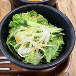 石焼ビビンパ - チョレギサラダ