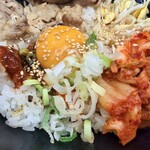 石焼ビビンパ - 石焼カルビガーリックビビンパ