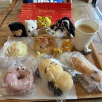 パン工房 カワ - 料理写真:全部で、1,160円のお支払い ※無駄使いじゃ、ないんだからね!