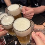 蔵元居酒屋 清龍 - 宴の始まりぃ〜☆*:.｡. o(≧▽≦)o .｡.:*☆