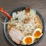 一二三の夜明け。 - トッピングは煮玉子