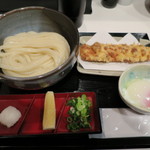 極浄うどん うだま - 2015.4温玉ちく天生醤油