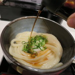 極浄うどん うだま - 2015.4温玉ちく天生醤油