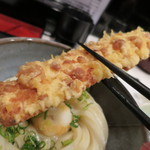 極浄うどん うだま - 2015.4温玉ちく天生醤油