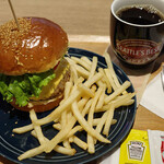 シアトルズベストコーヒー - 料理写真:（ランチ）バーガーセット