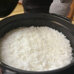 よしおかや - ストーブのご飯が