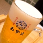 元祖仙台ひとくち餃子 あずま - 生ビ