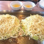 風の街 - 豚玉とイカ玉モダン焼き