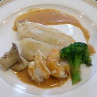 ステーキ池田 - 魚介と海老の鉄板焼き(池田ランチコース)
