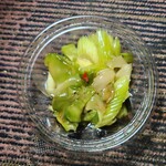 丸越 - 料理写真:ザーサイセロリ
