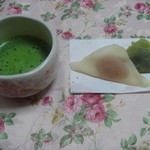 Shougo-In Yatsuhashi - おうちで、お抹茶とおたべ