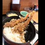 割烹 金藤 - 海老天丼　　byまみこまみこ