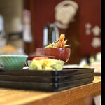 割烹 金藤 - 海老天丼定食　byまみこまみこ