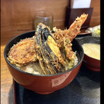 割烹 金藤 - 海老天丼　byまみこまみこ