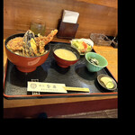 割烹 金藤 - 海老天丼定食　byまみこまみこ