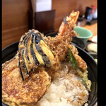 割烹 金藤 - 海老天丼　byまみこまみこ