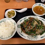 日高屋 - 料理写真:ニラレバ炒め定食