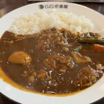 CoCo壱番屋 - 料理写真:焙煎スパイスのチキンカレー1,090円
納豆 152円 辛さ3辛 69円 ライス250g 28円引