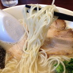 久留米ラーメン清陽軒 - 麺。