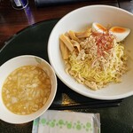 秋田比内や - 料理写真:比内地鶏白湯つけそば　1200円