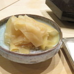 鮨 心白 - 自家製ガリ