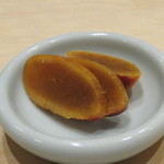 鮨 心白 - からすみ