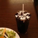 ピッツァパッツァ - セットのアイスコーヒー