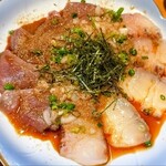 鮨とおでん＆ - 赤と白　二色の漬け