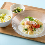 開花亭 BIS - 豆乳のまろやかなコクと季節の野菜を楽しむ夏季限定メニュー。